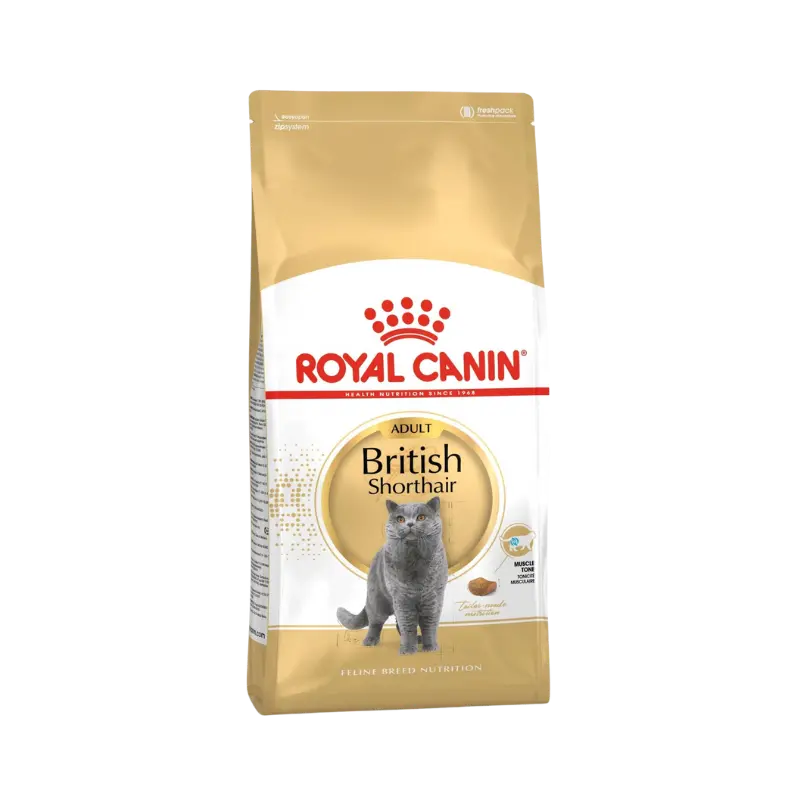 غذای خشک گربه بالغ نژاد بریتیش مو کوتاه برند Royal canin رویال کنین 400 گرمی