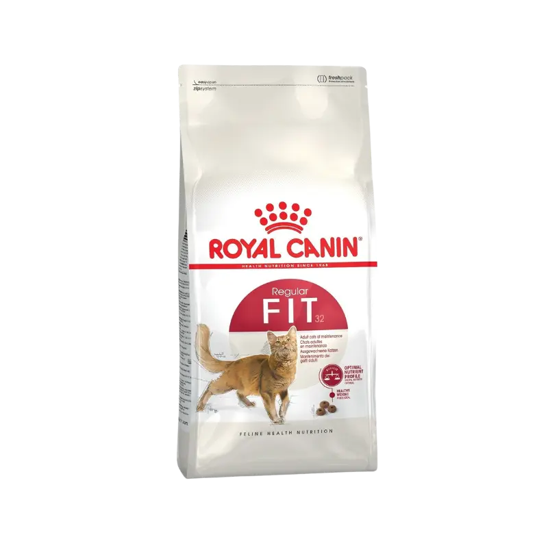 غذای خشک گربه بالغ فعالیت معمولی FIT برند Royal canin رویال کنین