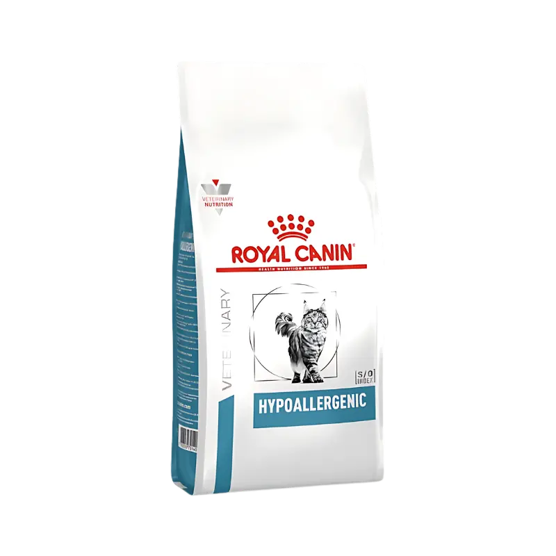 تصویر غذای خشک گربه هایپو الرژیک Hypoallergenic برند Royal canin