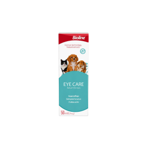 قطره مراقبت از چشم سگ و گربه برند Bioline بایولاین 50 میلی