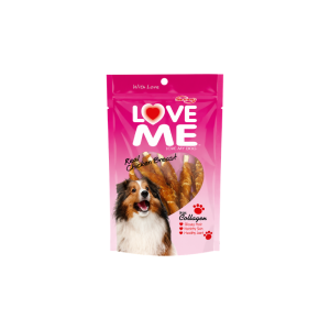 تشویقی سگ جواستیک مدادی نرم برند Love me لاومی 60 گرمی