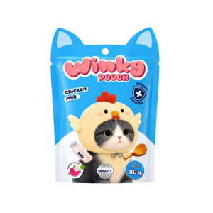 پوچ گربه بالغ طعم متفاوت برند Winky وینکی 80 گرمی
